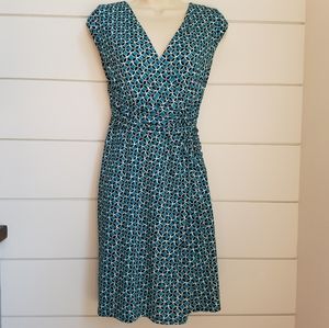 Ann Taylor Sleveless Wrap Dress